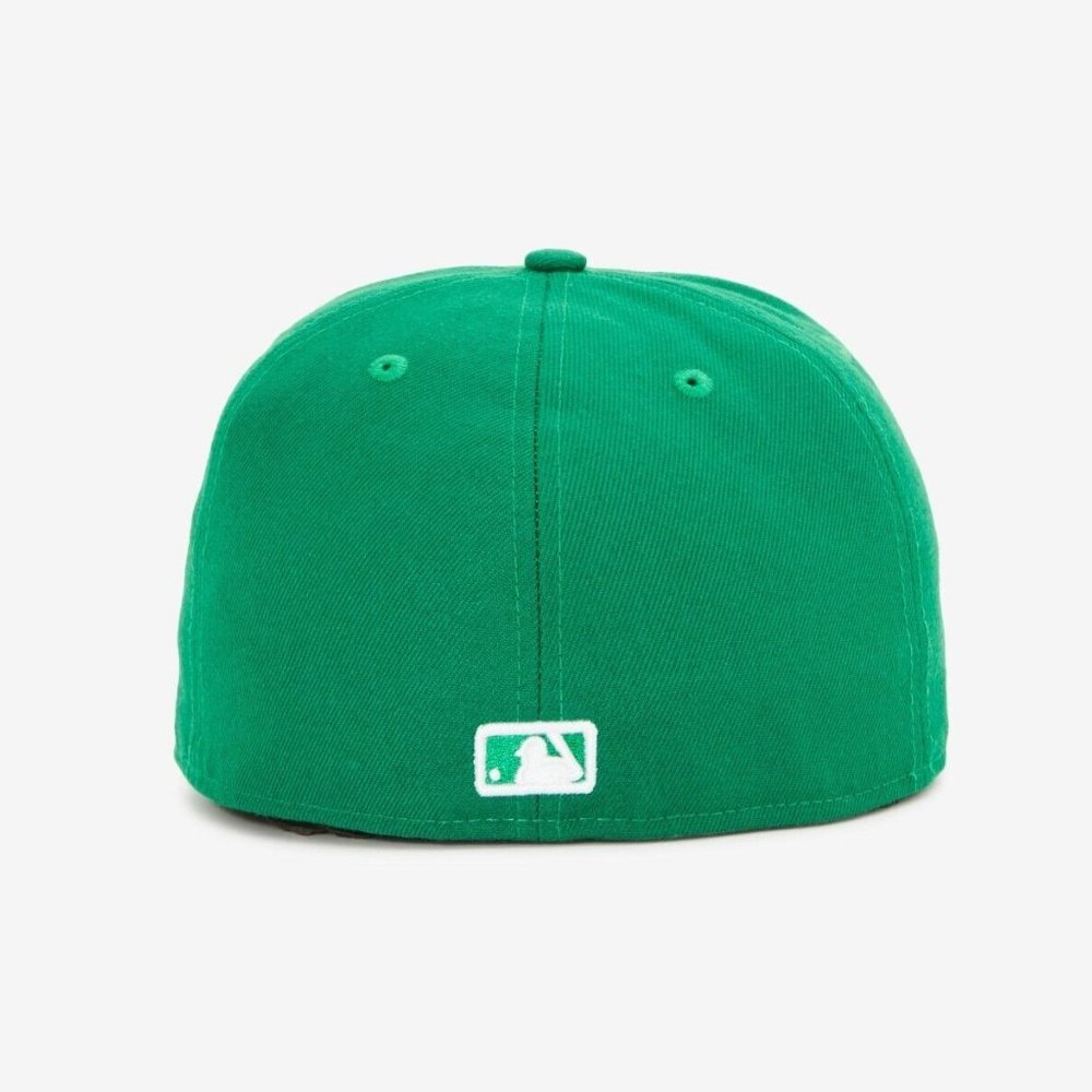 New Era New York Yankees 59FIFTY Fitted Hat Cap Kelly Green 7 1/4 - Picture 4 of 4
